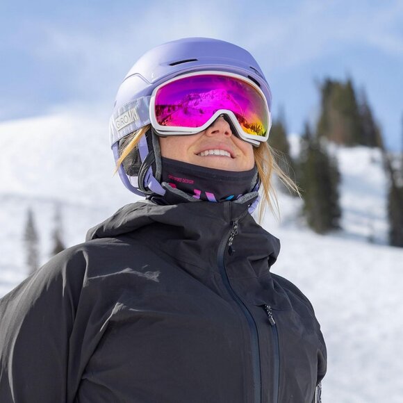 Giro Balance II Ski Snow Goggles Snowboard Black Monogram Vivid Pink - Picture 4 of 12